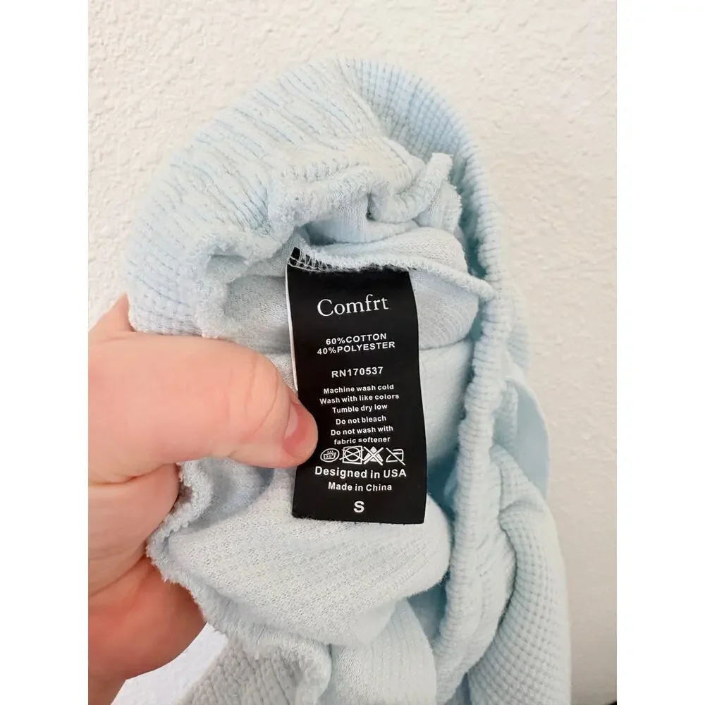 Comfrt Waffle Lounge Short XS Minimalist Pajama Sleep Short - Picture 5 of 6
